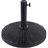 Blissun 22 lbs Heavy Duty Patio Market Umbrella Base Stand