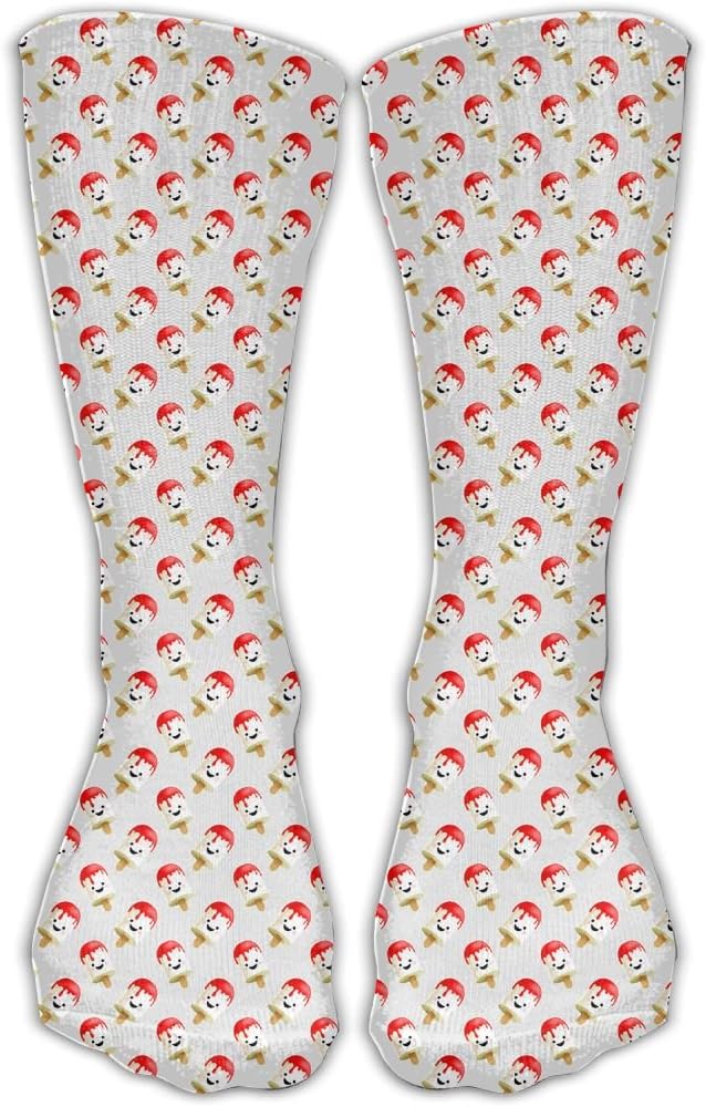 Crew Socks Cute Ice Cream Sock Protect The Wrist For Cycling Moisture Control Elastic Socks 11.8inch