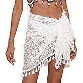 Myneiyi Sarong Swimsuit Coverup for Women Beachwear Bathing Suit Cover ups Lace Swimwear Wrap Skirt Sexy Bikini Cover ups