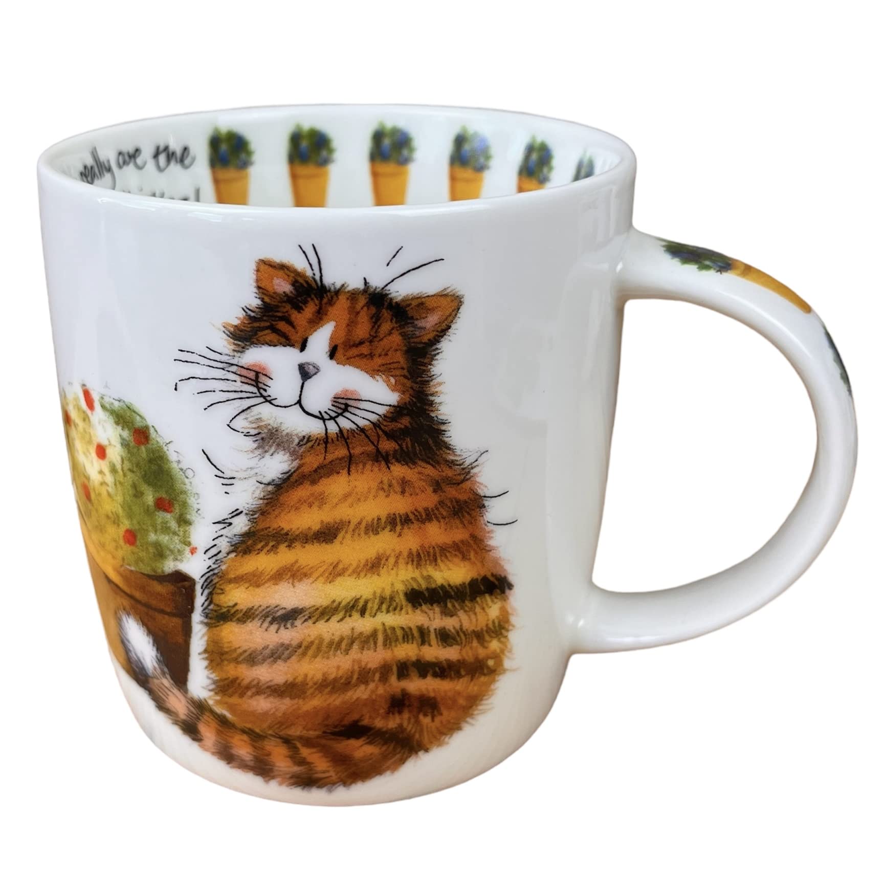 Alex Clark Cat's Whiskers Mug - Feline - Original Artwork - Cup for Cat Lovers - Gift Ideas - Perfect for Coffee & Tea - Vegan Friendly - Designed in The UK...