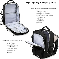 Travel Backpack for Women Men 15.6 Inch Laptop
