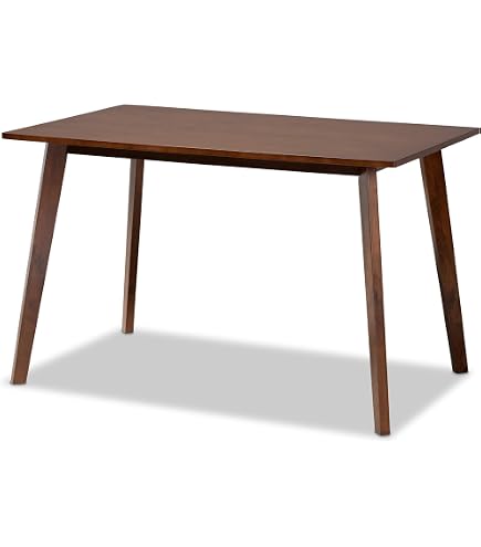 Amazon.com - Baxton Studio Edna Mid-Century Dining Table French