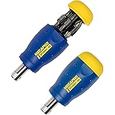MEGAPRO&reg; 13-in-1 Stubby Multi-Bit Screwdriver | Compact Driver | Small Screwdrive | Multi-bit Screwdriver for Tight Spaces