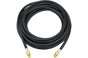 OYHBO Inert Gas Welding Hose 30FT - Argon Flow Meter Regulator Adapter Hose - Mig Tig, 5/8" UNF-18RH Fittings