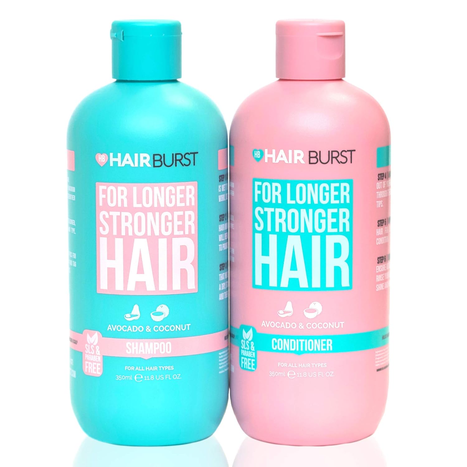 hairburst ™ Shampoo & Conditioner Set für länger & KRÄFTIGERES Haar