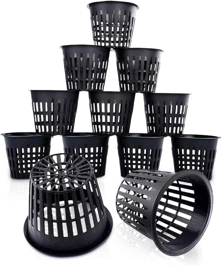 Hydroponic Planting Mesh Pot Net Plastic Garden Net Cup Pots Basket for