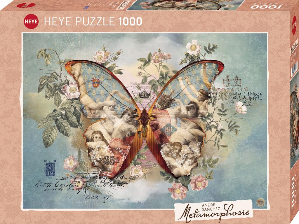Heye Puzzles - 1000 pc - Metamorphosis, Wings No. 1