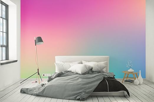 Tapeten Wanddeko Tapete 260 X 172 Cm Chromatisch Farbverlaufe Tapeten Farben Ombre Wandsticker Fototapete Wanddeko Amazon De Baumarkt