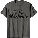 Nashville Guitar Tennessee Country Music City Gift Souvenir T-Shirt