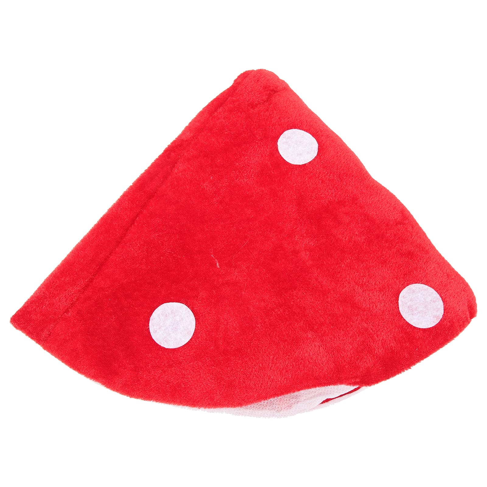 Funny Mushroom Hat Creative Lovely Costume Party Ornaments Head Decoration Plant Cap Novelty Hat for kids Novelty Fancy Dress Accessory for Adult (Red)