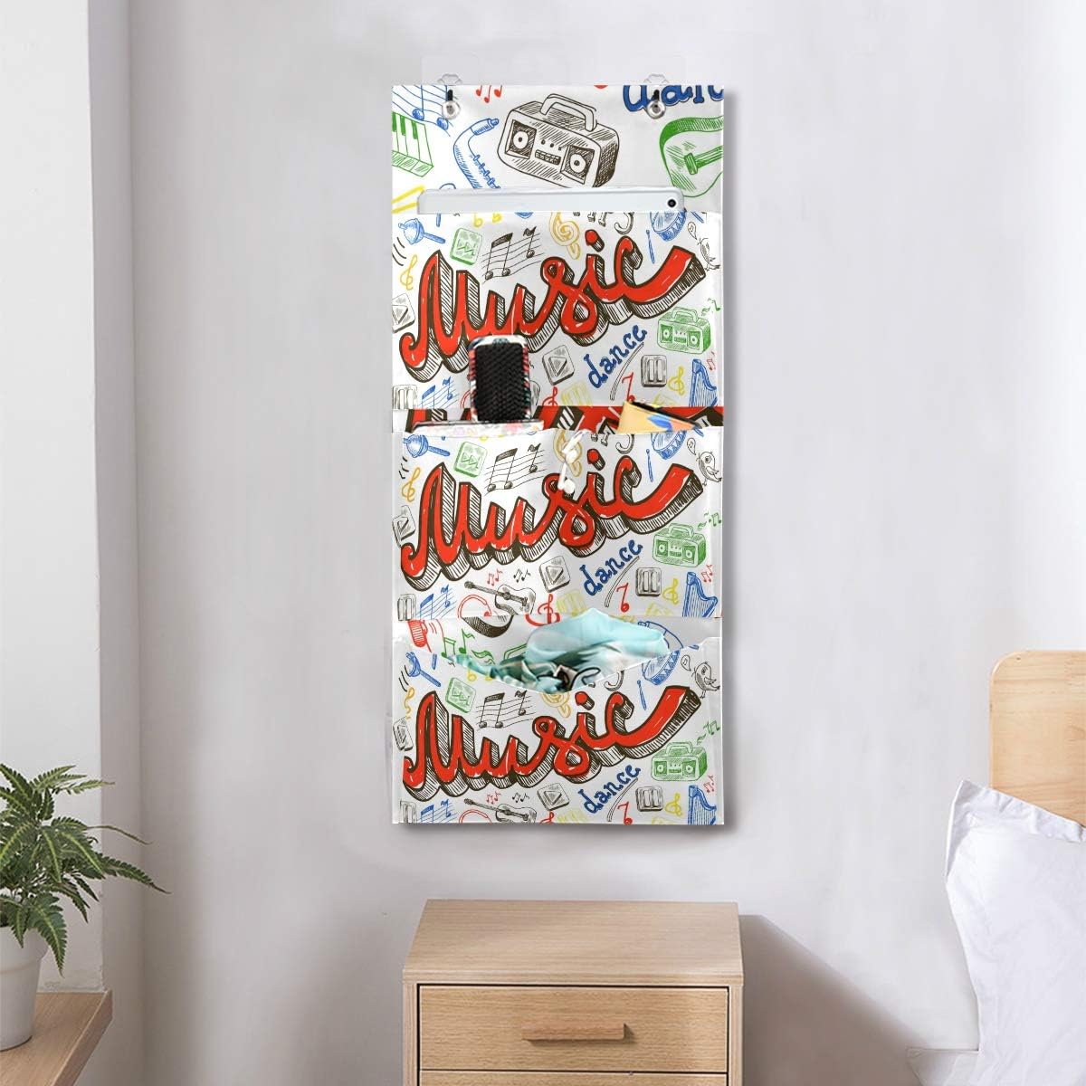 Bolsa de almacenamiento para colgar en la pared, con diseño de