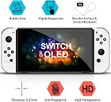 daydayup Screen Protector 4 Pack for Nintendo Switch Lite 2019 0.3mm 9H HD view 2