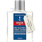 Speick Men Pre Electric Shave Lotion with Relaxing Lavender Oil and a Blend of Essential Oils, Natural Vegan Skin Care, 3.4 Fluid Ounces