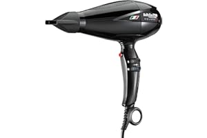 BaBylissPRO Ionic & Nano Titanium Volare Ultra Efficient Made in Italy Hair Dryer, 1875 watts Blow Dryer with Ion Generator a