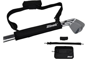 101mart Mini Golf Club Carry Bag for Men Women and Kids with Detachable Golf Ball Pouch | Lightweight Driving Range Club Carrier | Sunday Golf Bag