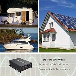 WZRELB 1500W 12VDC 120VAC Pure Sine Wave Power