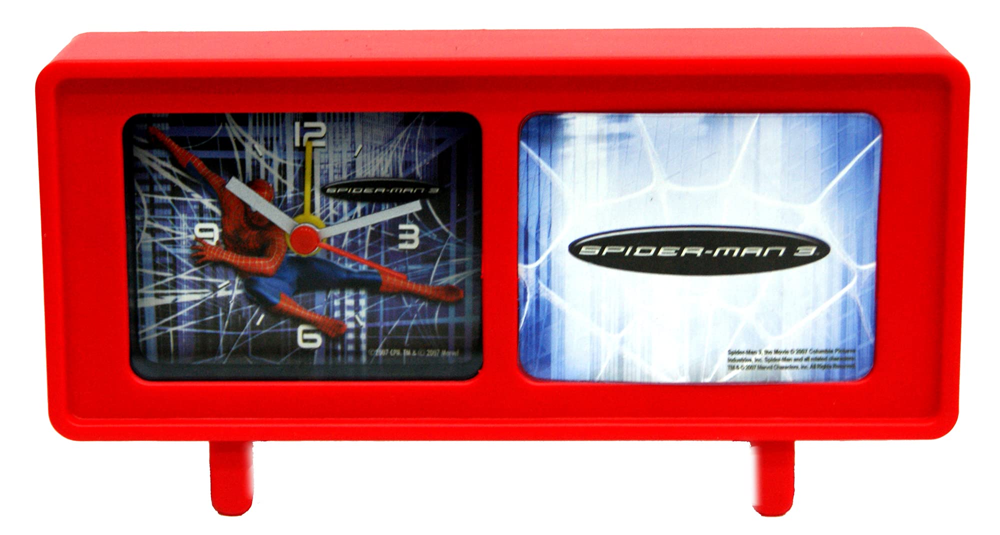 Spider Man Alarm Clock ,insert Your Child Picture On It Official Licensed .