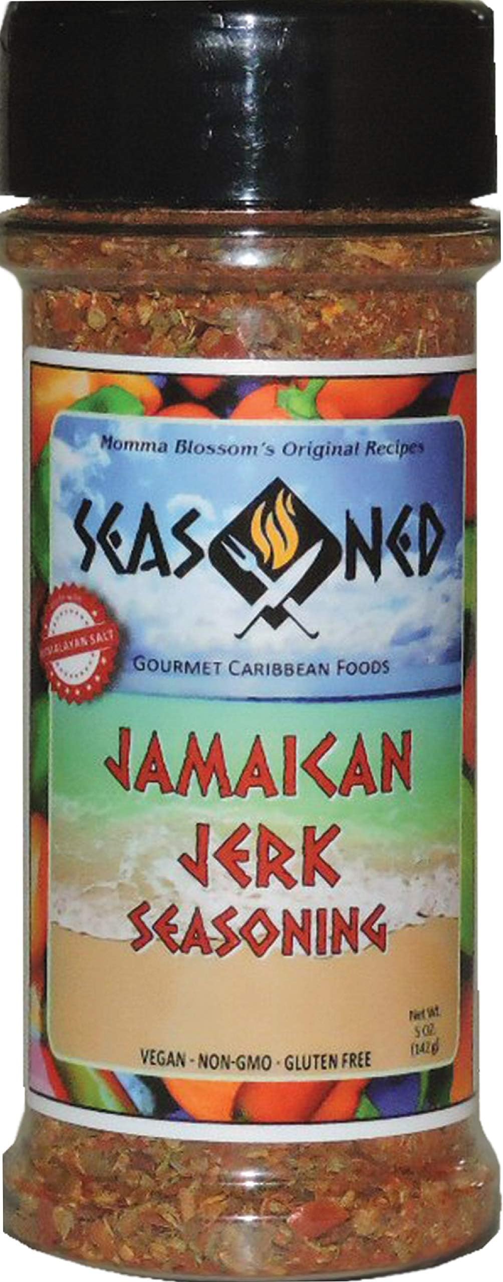 JAMAICAN JERK SEASONING, ALL NATURAL, MADE WITH HIMALAYAN SALT, BEST FLAVORS OF JAMAICA, ENHANCE THE FLAVORS OF SEAFOOD, MEAT, VEGETABLES AND MORE!