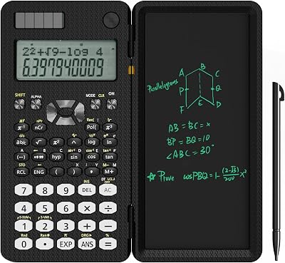 NEWYES 82MS PLUS Scientific Calculator with Writing Tablet 240 Functions Solar