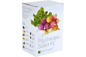 Plant Theatre Psychedelic Salad Kit - 5 Fantastic Salad Vegetables to Grow