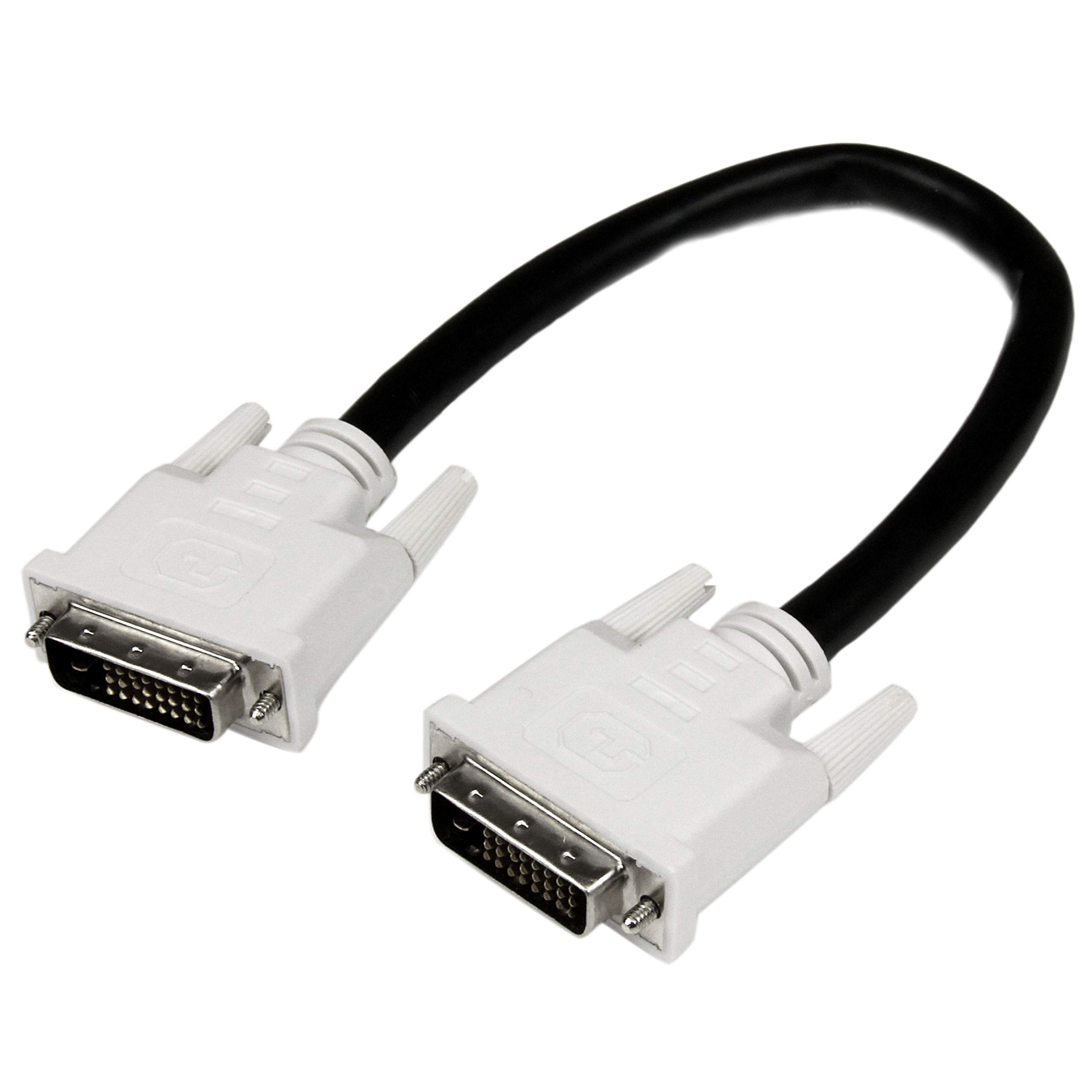 StarTech.com 1m DVI-D Dual Link Cable - Male to Male DVI-D Digital Video Monitor Cable - 25 pin DVI-D Cable M/M Black 1 Meter - 2560x1600 (DVIDDMM1M)