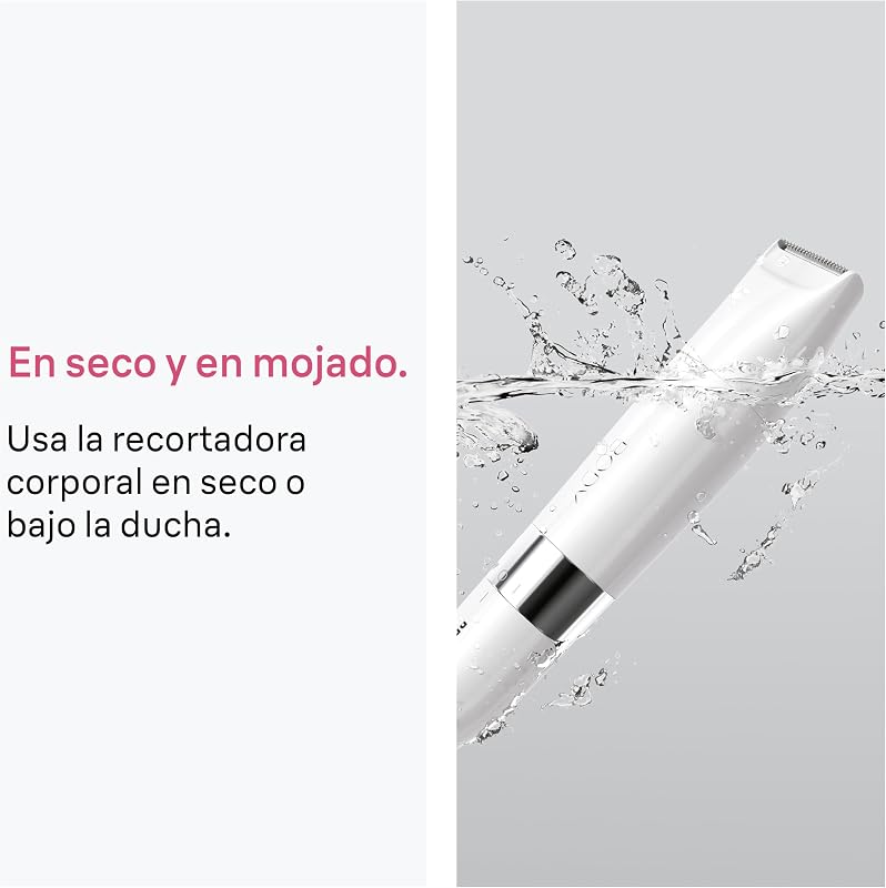 Mini Recortadora Corporal Mujer, BS1000, Blanco