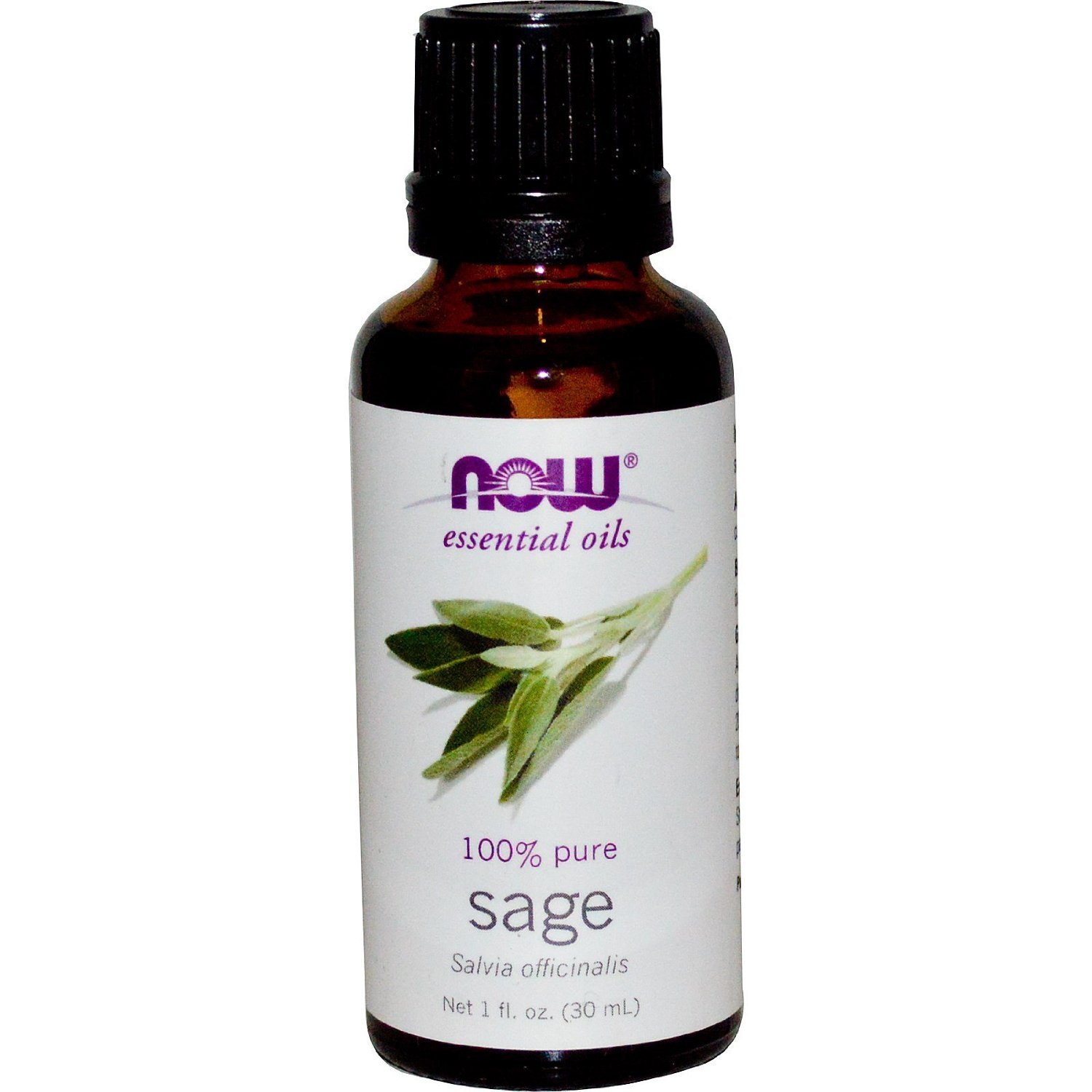 Essential Oils, Sage, 1 fl oz (30 ml) - Now Foods - UK Seller