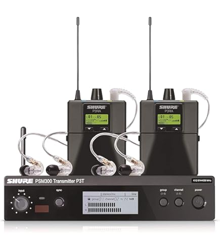 Monitor Shure PSM 300 w/ SE112-GR G20 : Amazon.ca: Musical