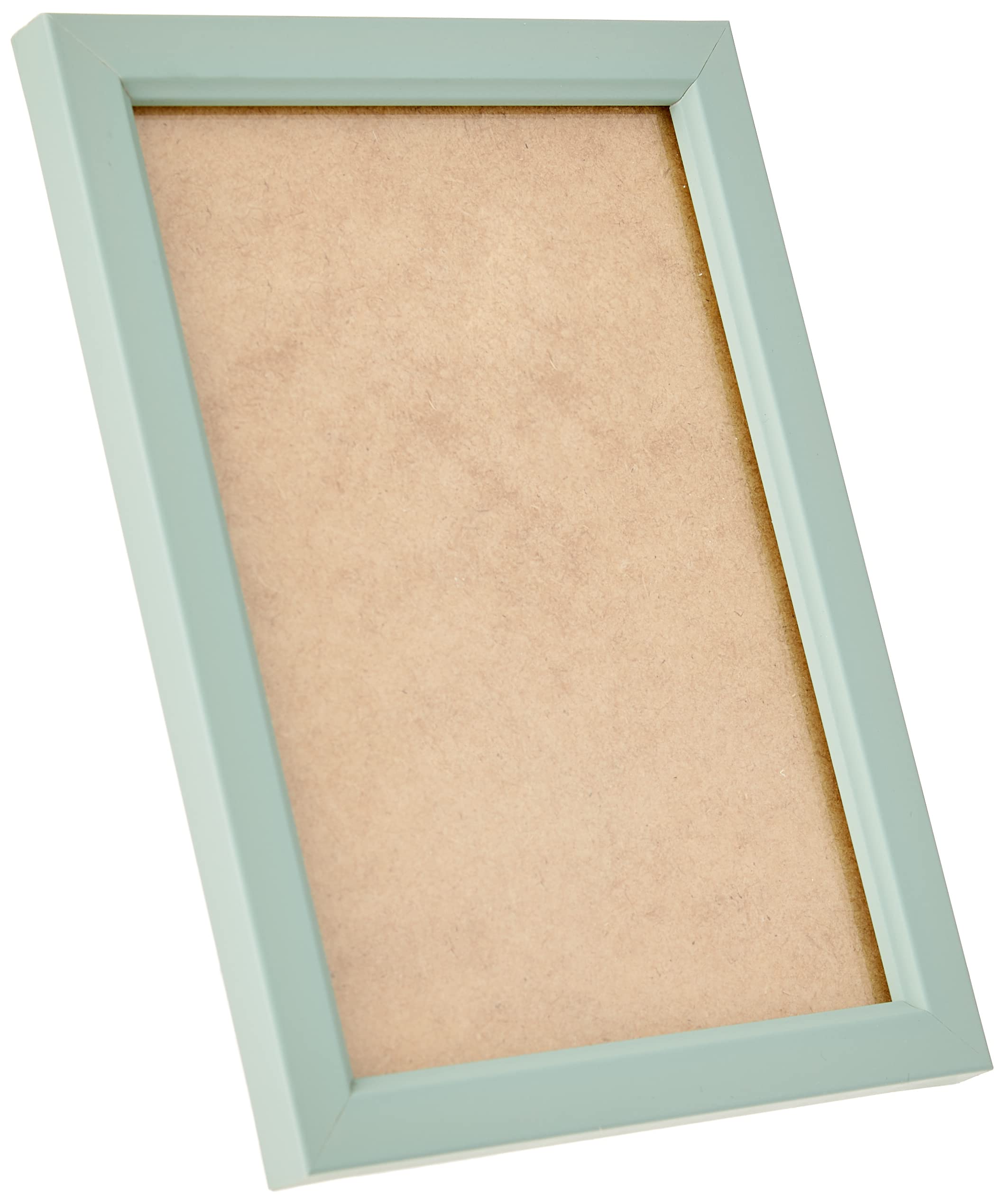 Frame Company Drayton Range 7x5-inch Green Picture Photo Frame with Light Blue Mount For Image Size 6x4-inch