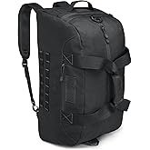 G4Free 70L Large Tactical Duffle Bag Men Sports Gym Backpack with Shoes Compartment Military MOLLE Duffel Backpack ( Black)