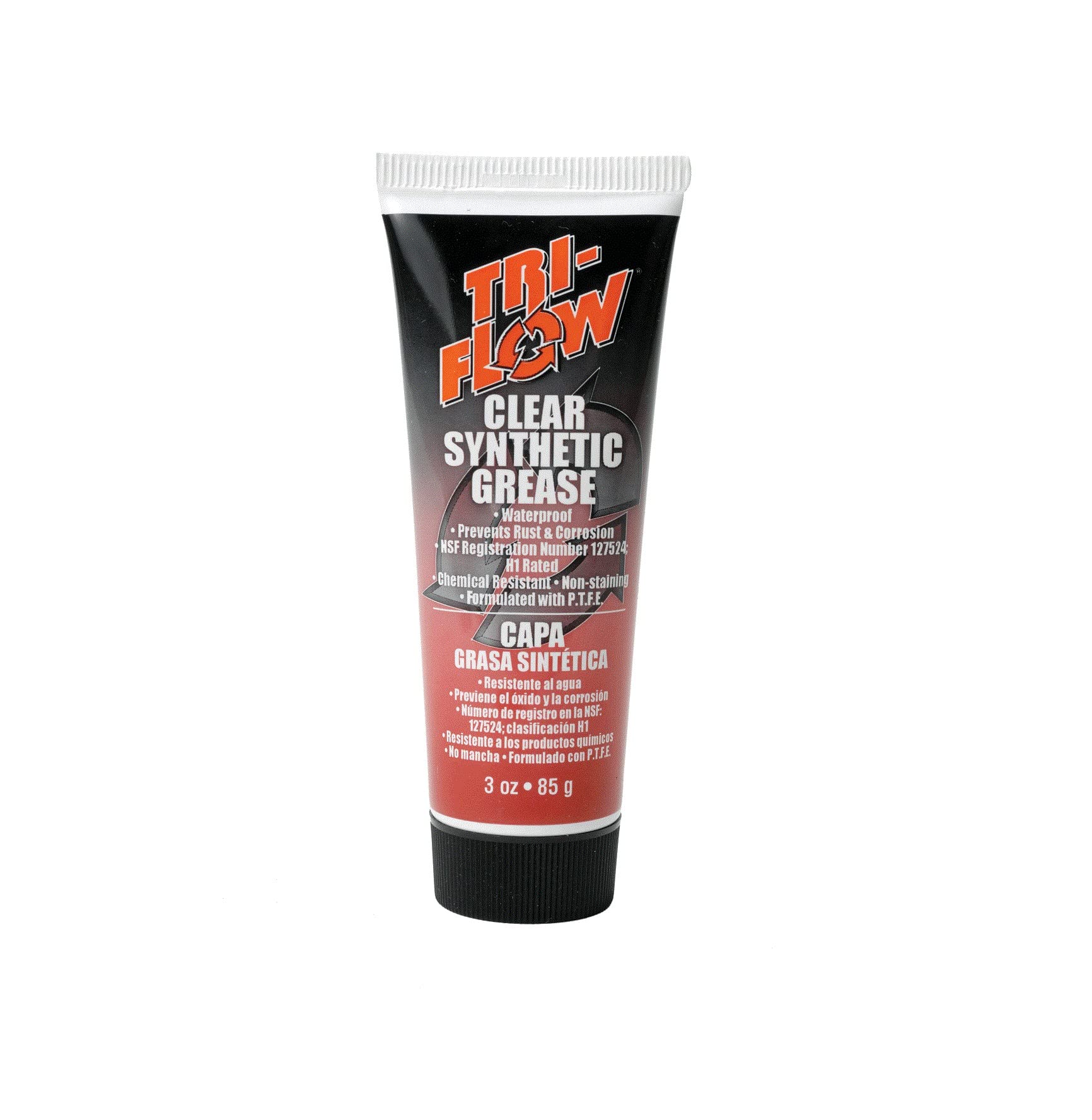Tri-Flow TF23004 Clear Synthetic Grease - 3 oz. Tube