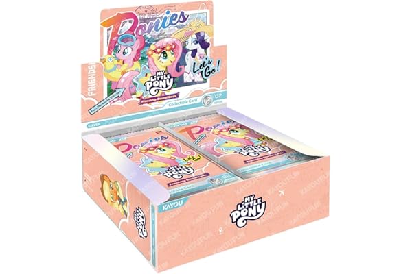 My Little Pony Collectible Cards – Fun Moments Edition Booster Packs | 8 Cards per Pack, 20 Packs per Box (160 Total Cards) | Friendship Eternal Series Trading Cards