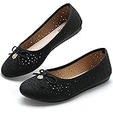 YEOGOR Women's Ballet Shoes Comfortable Slip on Round Toe Flat Casual Shoes for Walking, Driving, Dressy