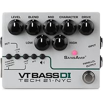 Tech 21 SansAmp Character Series VT Bass DI : Amazon.com.br