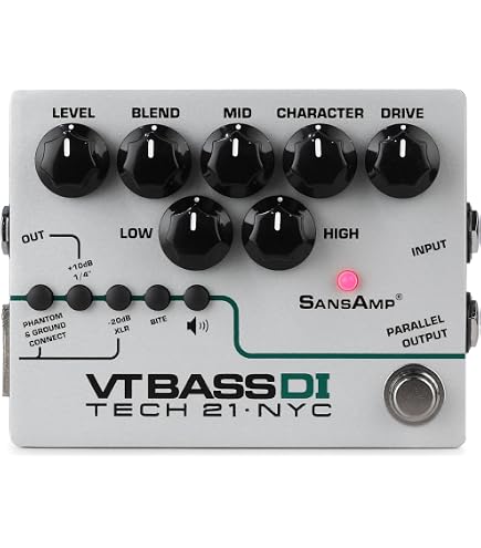 Amazon.com: Tech 21 SansAmp Bass Driver DI V2 : Musical Instruments