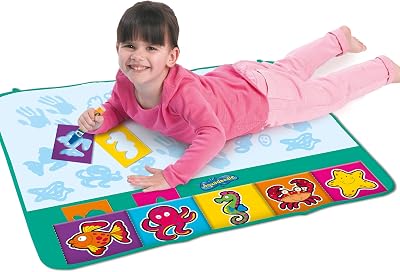 Aquadoodle E73255FR Stencil & Doodle Water Mat with Magic Pen