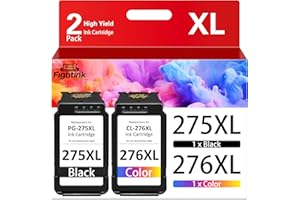 Fightink PG-275XL CL-276XL Compatible for Canon 275 and 276 Ink Cartridges Compatible for Canon Ink 275 and 276 fit for PIXMA