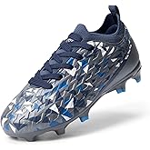 DREAM PAIRS Kids High-Speed Soccer Cleats with TPU Anti-Twist Plate Firm Ground Outdoor Athletic Sport Football Shoes