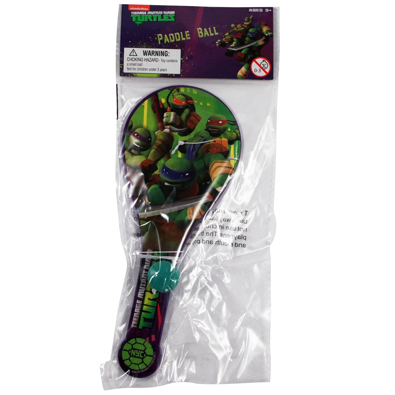 Amazon.com: Ninja Turtles Paddle Ball: Toys & Games