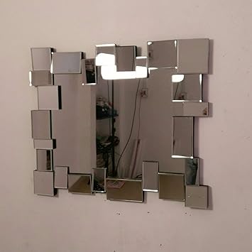 Buy Quality Glass Silver 3d Horizontal Decorative Wall Mirror For