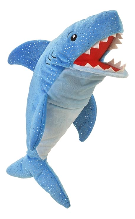 shark puppet plush