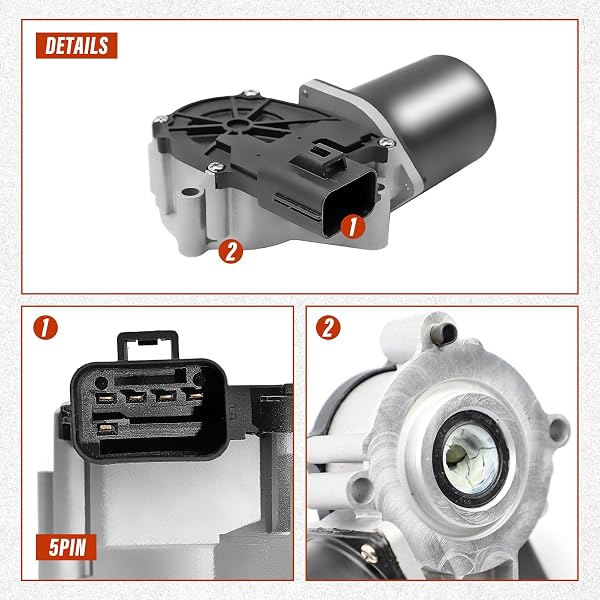 600-573 TRANSFER CASE MOTOR COMPATIBLE WITH DODGE AND CHRYSLER VEHICLES – DURANGO 2004-2009, ASPEN 2007-2009, CASE MODEL NVG 144, 4WD, REPLACE OE 5103275AA, 600573, 48304