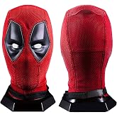 Around Head Size 22.83in, Red Halloween Cosplay Mask for Holiday Parties | For Boys &amp; Girls, Comic-Con, Holiday Parties, Themed Events, Lightweight, Breathable, Premium Material