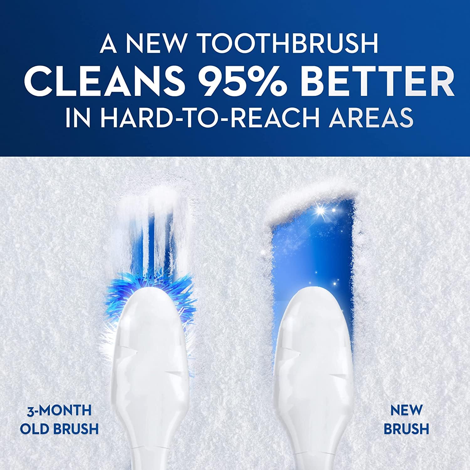 Oral-B Pulsar, Battery Powered 3D White Advanced Vivid Soft Toothbrush Twin Pack, Tooth Brush Pack, Travel Essentials (Colors May Vary)
