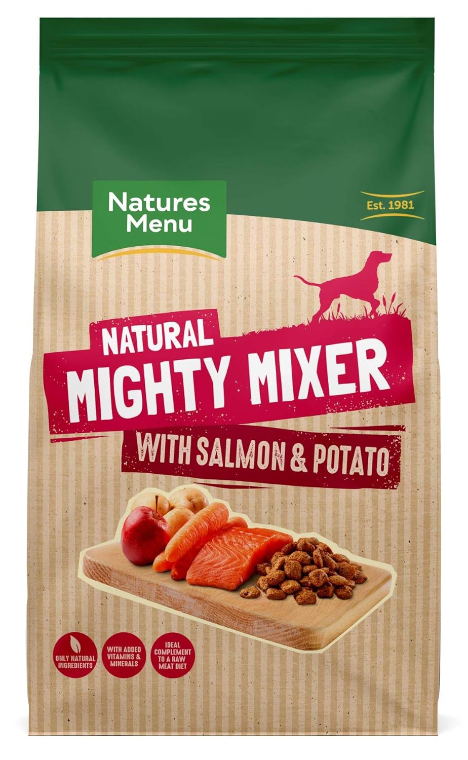 Natures Menu Mighty Mixer with Salmon and Potatoes, 2 kg Amazon.co.uk