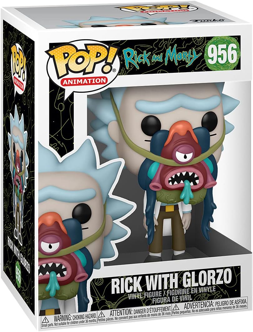 Funko POP! Animation: Rick Sanchez & Morty, Rick Sanchez With Glorzo Morty Vinyl, Rick and Morty, Collectable Vinyl Figure - Image 3