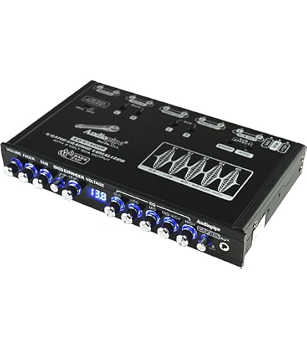 Amazon.com: Audiopipe 7 Band Parametric Graphic Equalizer