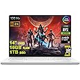 ASUS ROG Zephyrus G14 Gaming Laptop 14" QHD OLED 120Hz (100% DCI-P3) AMD Octa-Core Zen 4 Ryzen 9 8945HS (>i9-12900H) 16GB RAM 1TB SSD GeForce RTX 4060 8GB Graphic Backlit USB4 Win11 w/ICP Accessory