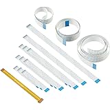 15 Pieces Flexible Ribbon Cable Set, Compatible with Raspberry Pi Camera, Including 3.9 Inch 5.9 Inch 7.87 Inch 9.84 Inch 11.