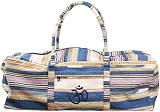 Yoga-Mad Deluxe Yoga Kit Bag Blue Full Zip Carrier with Pockets